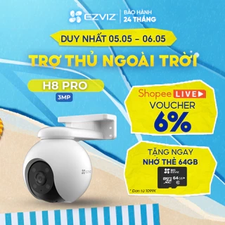 Camera Wi-fi EZVIZ H8 PRO 2K &3K, Quay Quét 360, Ghi Hình Màu Ban Đêm, Đàm Thoại 2 Chiều