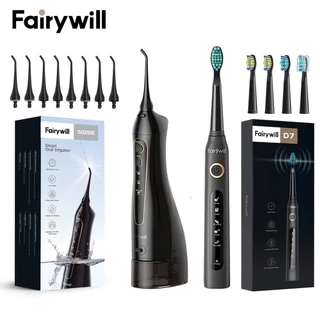 Combo Dụng cụ đánh răng và bàn chải đánh răng điện Fairywill 507 5020E