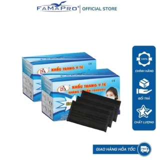 khẩu trang y tế 4 lớp kháng khuẩn Cô Gái Famapro ( 50 cái/ hộp)