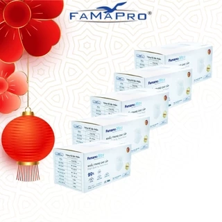 Khẩu trang y tế cao cấp kháng khuẩn 4 lớp Famapro max