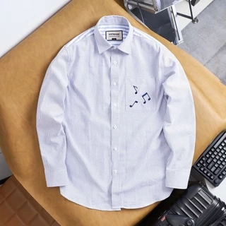 Áo Sơ Mi Tay Dài Nam Mirror Chất Liệu Cao Cấp Ít Nhăn Form Relaxed Chính Hãng FAPAS