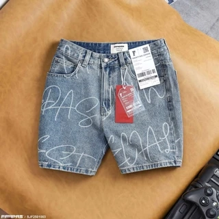 Quần Shorts Nam Any Chất Jean Form Relaxed Fit Dài Trên Gối Chính Hãng Fapas