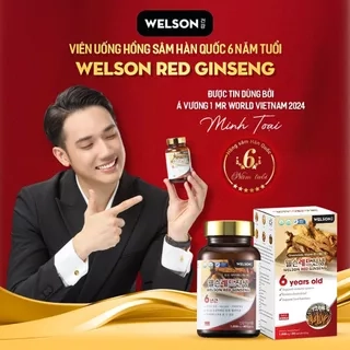 Hồng Sâm Hàn Quốc Đông Trùng Hạ Thảo Tăng Cường Sức Khỏe Welson Red Ginseng 30 Viên