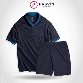 Bộ quần áo thể thao nam FASVIN AB21468.HN chất vải mềm nhẹ co giãn thoải mái