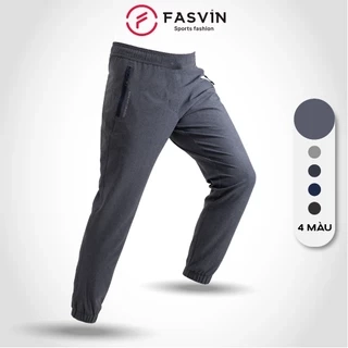 Quần Jogger Nam 01 lớp FASVIN Chất Vải Gió Cao Cấp, Thể Thao Khoẻ Khoắn, Cạp Chun Vận Động Thoải Mái DC20424.HN