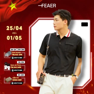 Áo polo cổ bẻ RIO RED chất Cotton thấm hút tốt, thoáng khí, sang trọng, lịch sự - FEAER