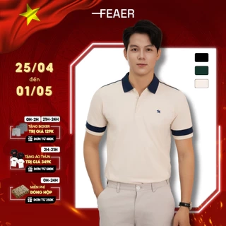 Áo polo nam Puppy cổ bẻ, tay ngắn, vải CVC cao cấp thoáng mát, co giãn, logo thêu ngực đơn giản, thanh lịch - FEAER