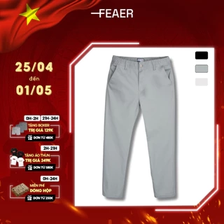 Quần Kaki Dài Chinos Lưng Chun, Chất Kaki Mềm, Co Giãn Thoải Mái, Trẻ Trung - FEAER