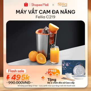 Máy vắt cam điện đa năng Fellia C219 không gây đắng, vắt nhanh | Bảo hành 18 tháng