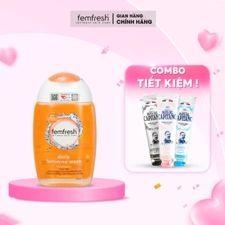 Dung Dịch Vệ Sinh Femfresh Daily 150ml + Kem Đánh Răng Capitano 75ml