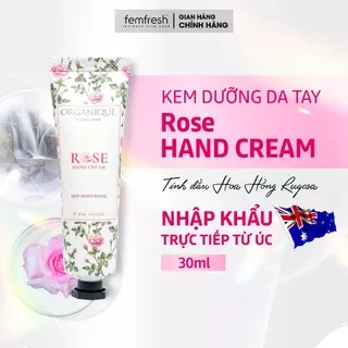 Kem Dưỡng Da Tay Hương Hoa Thiên Nhiên Organique Giúp Dưỡng Ẩm, Giúp Mềm Mịn Da, Tránh Khô Nẻ Phù Hợp Mọi Loại Da - 75ml