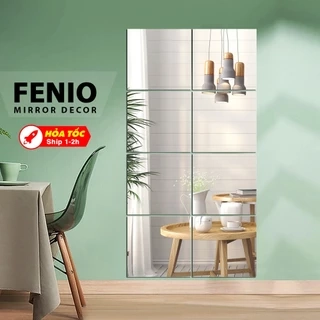 Gương dán tường soi toàn thân FENIO Gương decor phòng ngủ trang trí nội thất trang trí dán tủ dán tường