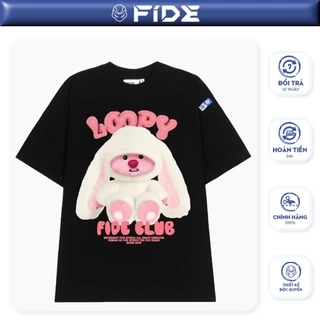 Áo thun FIDE LOOPY Hải Ly unisex form rộng cổ tròn LOOPY - AT14