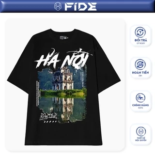 Áo thun địa danh phông unisex nam nữ form rộng ulzzang HÀ NỘI 02