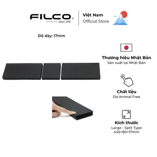 Kê tay bàn phím cơ Filco Animal Free Leather Macaron - Black - Hàng Chính Hãng