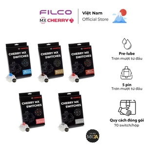 Switch bàn phím cơ Cherry MX2A RGB | Pre-lube (Hộp 70 switch) - Hàng Chính Hãng