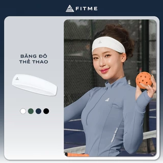 Băng đô thể thao nữ Fitme Headband chạy bộ, chơi tennis, pickleball co giãn thấm hút mồ hôi BDTN01
