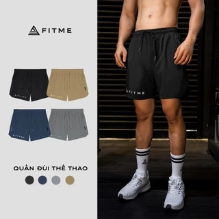 Quần đùi thể thao nam 1 lớp Fitme tập gym chạy bộ co giãn thoải mái QN1L03