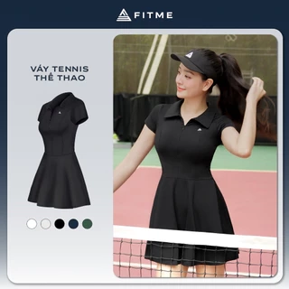 Váy tennis thể thao nữ Fitme GOC pickleball tặng kèm quần bảo hộ chất liệu thun co giãn thoáng khí DTNN01
