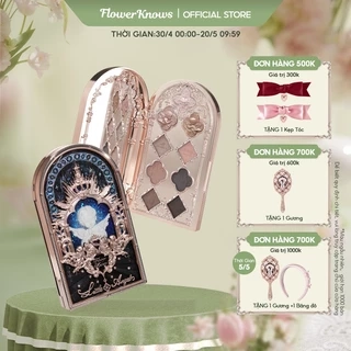Bảng phấn mắt Flower Knows hình thiên thần nhỏ phối hoa xinh xắn 10.5g