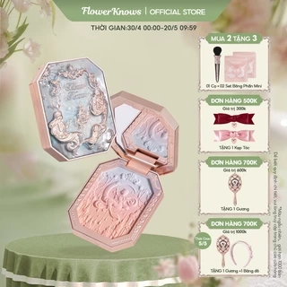 Phấn má hồng FLOWER KNOWS 5g họa tiết nàng tiên cá độc đáo sáng tạo