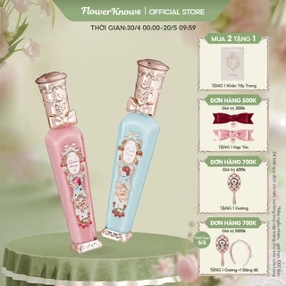Son Kem 3.5ml Flower Knows Vỏ In Họa Tiết Hoa / Dâu Tây Xinh Xắn
