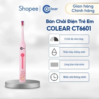 Bàn Chải Sóng Âm Điện Dành Cho Trẻ Em Coclear CT6601 Thân Máy Kháng Nước - Hàng Chính Hãng