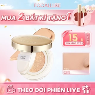 Phấn nước BB FOCALLURE Golden Age 12g chống nước kết cấu mỏng nhẹ che phủ hoàn hảo làm mờ lỗ chân lông