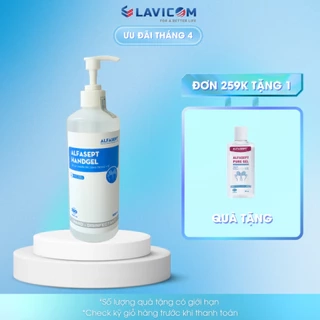 Gel Rửa Tay Khô ALFASEPT Handgel Giúp Diệt Khuẩn Toàn Diện, Hiệu Quả Và Tăng Độ Ẩm Cho Da Lọ 500ml