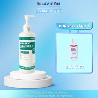 Xà Phòng Rửa Tay ALFASEPT Cleanser 2 Giúp Khử Khuẩn Nhanh Chóng Và Tăng Cường Khả Năng Giữ Ẩm Cho Da Lọ 500ml