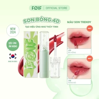 [Ver 2] Son Tint Bóng Thuần Chay, Ẩm Mọng, Bền Màu FOIF Juicy Fit Tint 3g