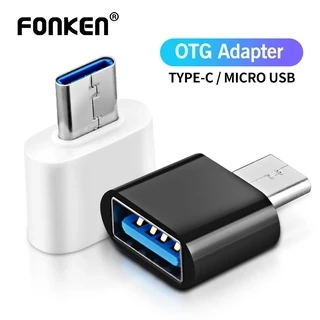 Đầu Chuyển Đổi OTG Fonken Sang Type C/Micro USB Cho Tablet / Laptop / Điện Thoại Android / Notebook
