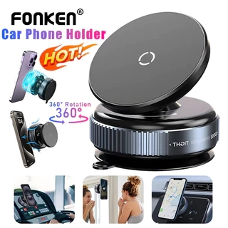 Giá đỡ điện thoại từ tính gắn trên ô tô Fonken 360° Giá đỡ hấp phụ hút chân không xoay Giá đỡ cốc hút Giá đỡ điện thoại