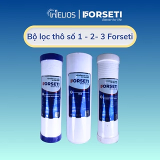 Bộ 3 lõi lọc thô Forseti lõi số 1 - 2 - 3 dùng cho máy lọc nước RO Karofi, Kangaroo, Forseti, ... - Hàng chính hãng