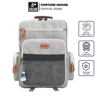 Balo laptop nam nữ 16inch cỡ lớn Fortune Mouse B105 + tặng kèm 1 móc khoá
