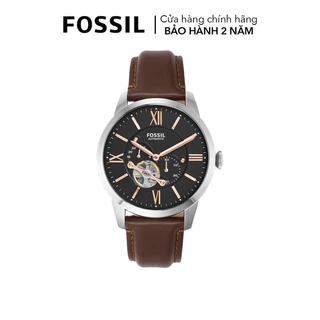 Đồng hồ cơ nam Fossil Townsman Automatic, dây da, mặt 45 MM, màu nâu, ME3061