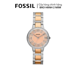 Đồng hồ nữ Fossil Virginia dây kim loại, mặt 30 MM, hai màu, ES3405