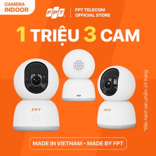 Combo 3 Cloud Camera trong nhà Play 3 và 4  - Chính hãng FPT - Công nghệ AI