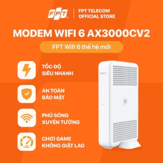 FPT Access Point AX3000CV2 Hỗ trợ Wifi 6 3000 Mbps, ăng ten ẩn - Thiết bị phát sóng Wifi thế hệ mới