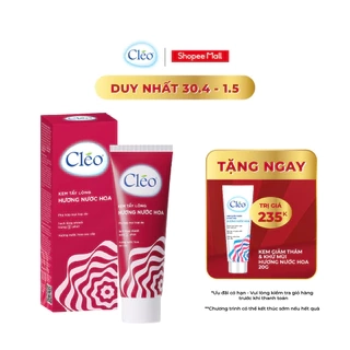 Kem Tẩy Lông đa vùng Hương Nước Hoa Cléo Avocado Hair Removal For All Skin Type 70G