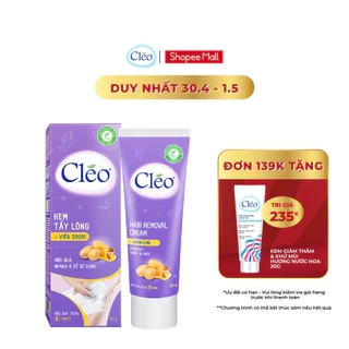 Kem Tẩy Lông Chuyên Vùng Viền Bikini Cléo Avocado Hair Removal Bikini Line 50G