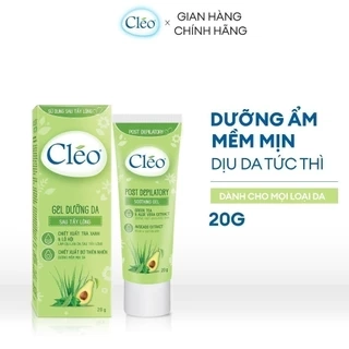 Gel dưỡng da sau tẩy lông Cléo 20g - dưỡng ẩm và dịu da sau tẩy lông