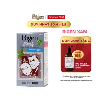 Thuốc Nhuộm Tóc Phủ Bạc Dạng Kem Bigen Men - Dành Cho Nam Phủ Bạc Thảo Dược Hoàn Hảo, Giảm Gãy Rụng 80ml