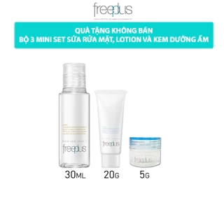 Quà tặng không bán - Bộ 3 mini set sữa rửa mặt, lotion và kem dưỡng ẩm