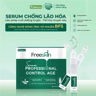 Serum chống lão hóa Freeskin Professional Control Age - Collagen tái tổ hợp, 20 ống BFS chất lượng cao x 2ml