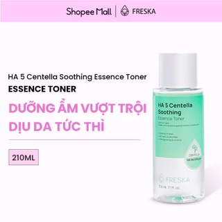 [Date T9/2026] Nước hoa hồng làm dịu Freska HA5 Centella Soothing Essence Toner 210ml
