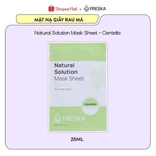 1 Miếng Mặt nạ giấy Freska Natural Solution Mask Sheet 25ml (giao ngẫu nhiên)