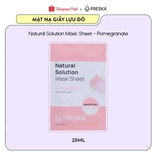 Combo 4 Miếng Mặt nạ giấy Freska Natural Solution Mask Sheet 25ml (giao ngẫu nhiên)