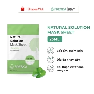 Mặt nạ giấy rau má Freska Natural Solution Mask Sheet – Centella 25ml