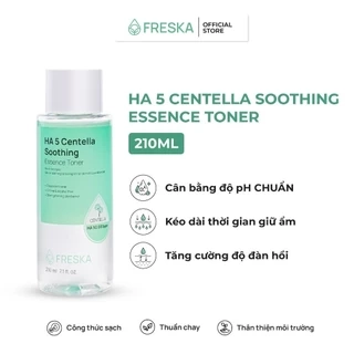 Nước hoa hồng Freska HA 5 Centella Soothing Essence Toner 210ml